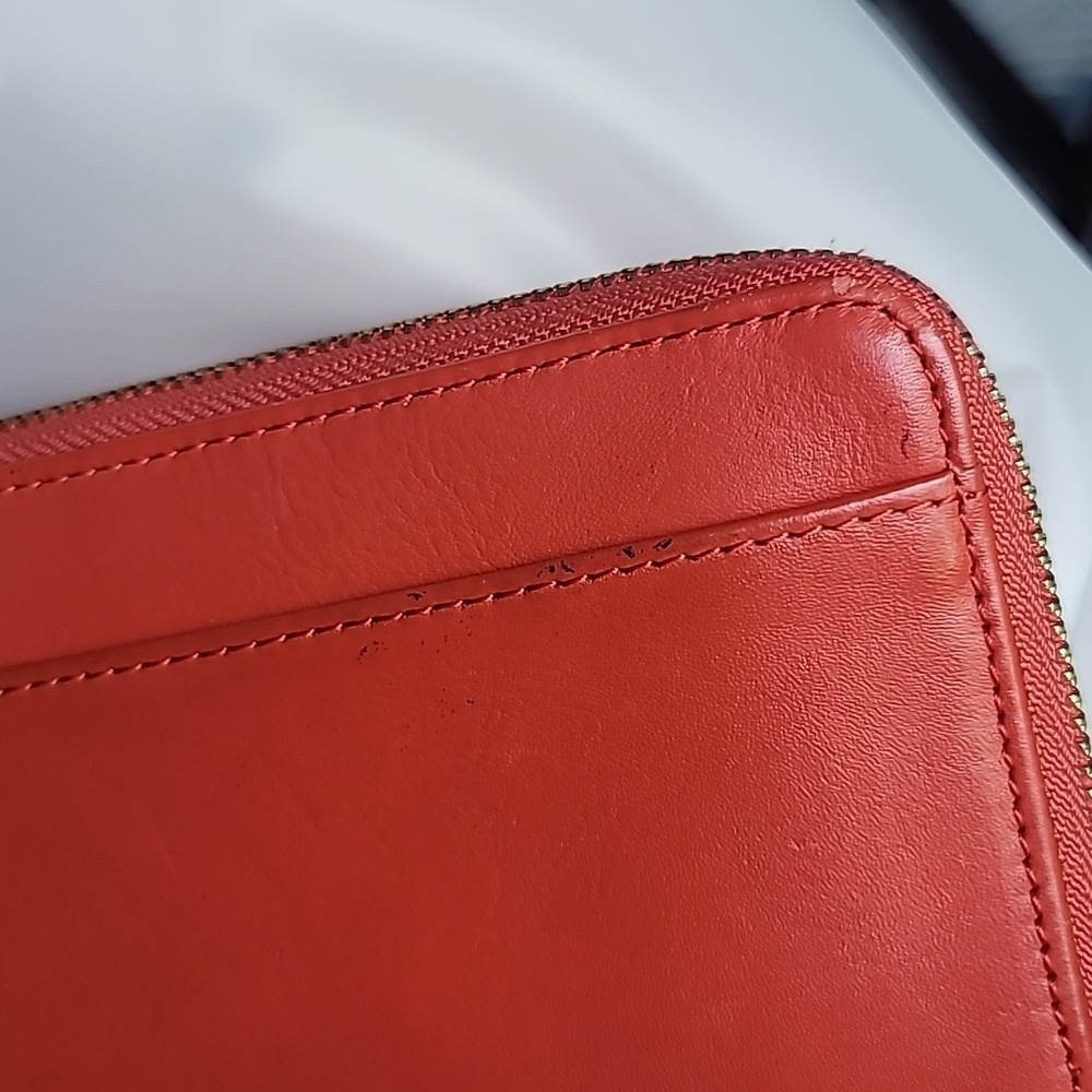 Perlina, Bright Red‎ Zip Around Wallet - Picture 8 of 9